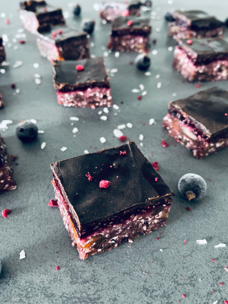 Sugar-Free Blackcurrant Chocolate Bars