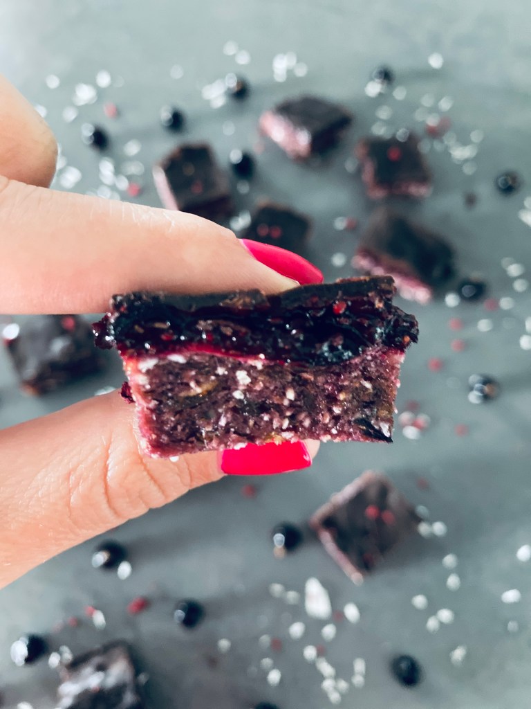Blackcurrant Chocolate Bars