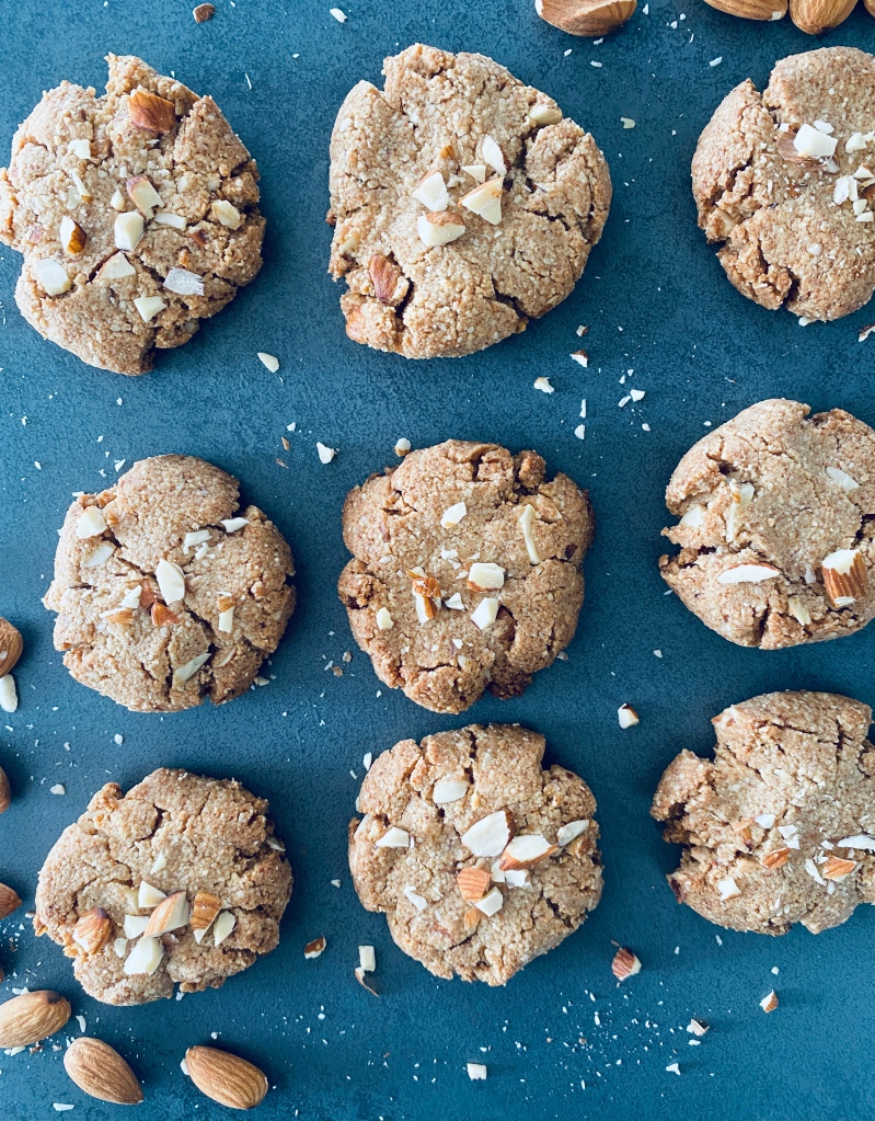 Almond Cookies Sugar-free and Vegan 