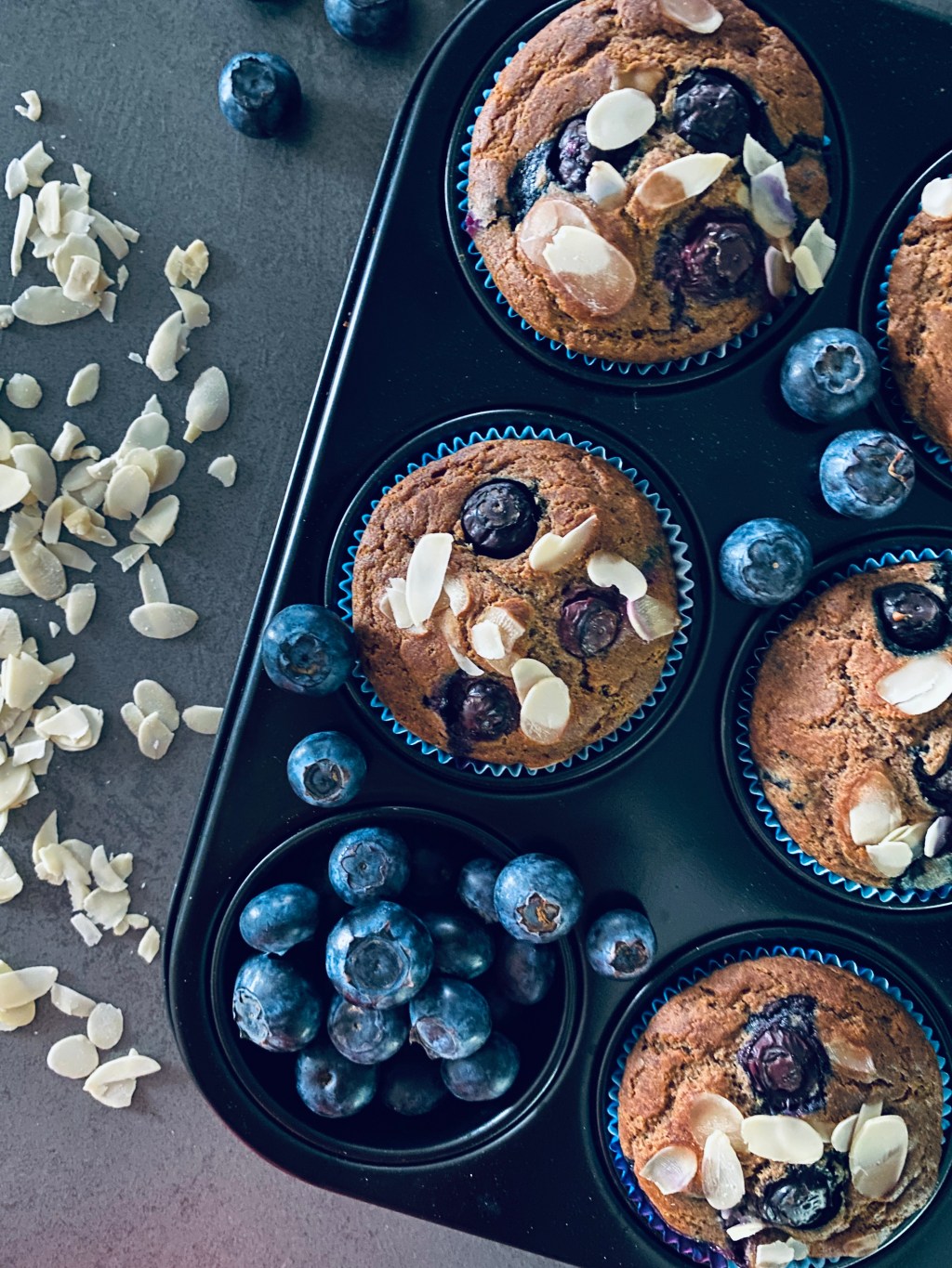 healthY BLUEBERRY MUFFINS (SUGAR-FREE)