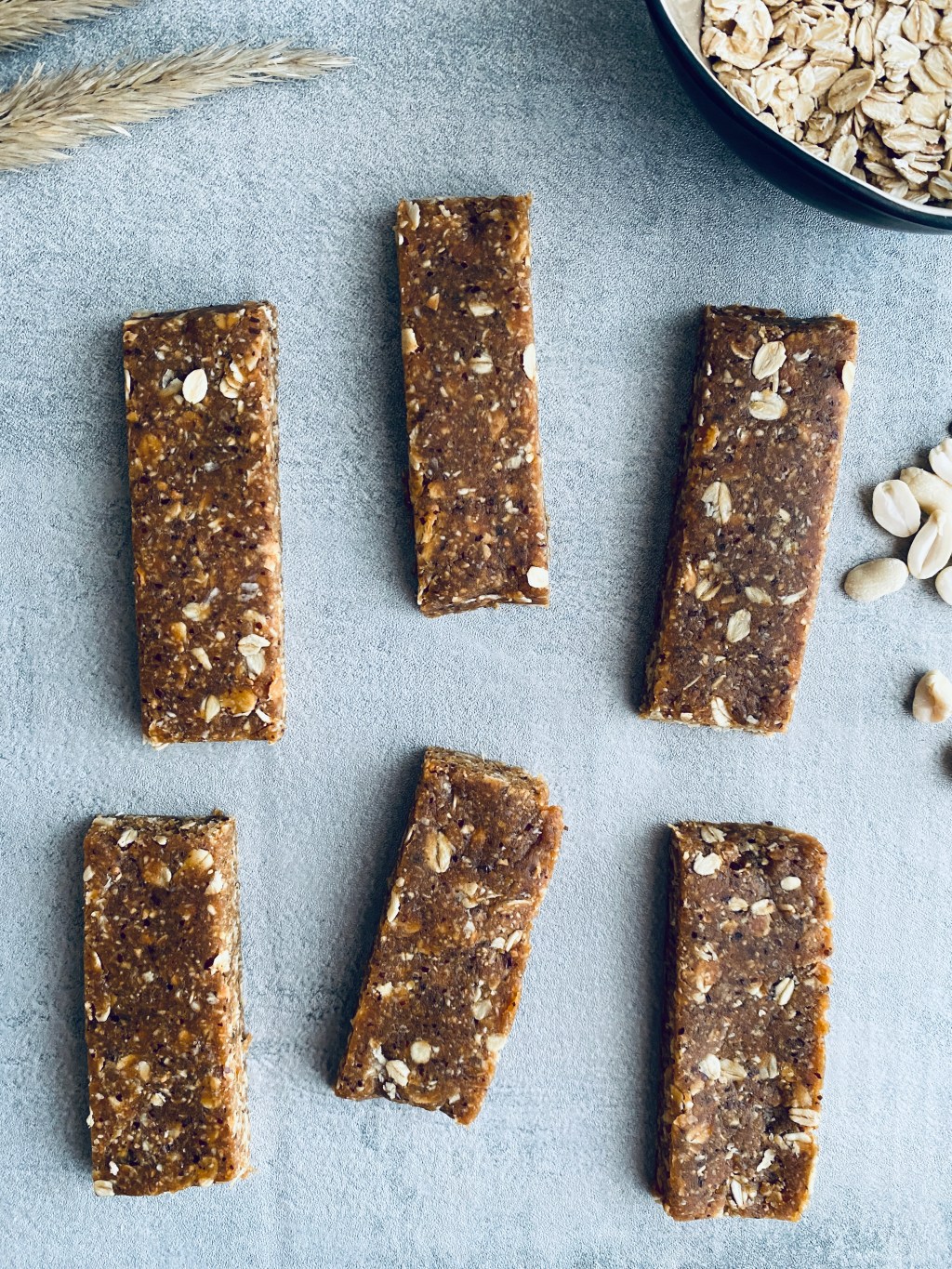 PEANUT PROTEIN BARS (NO-BAKE, SUGAR-FREE)
