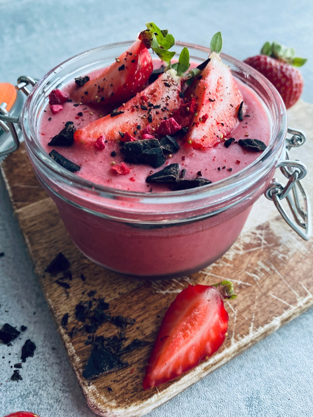 STRAWBERRY MOUSSE (SUGAR-FREE &&nbsp;VEGAN)
