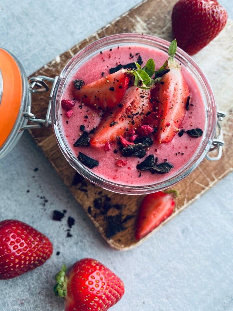 Strawberry Mousse dessert