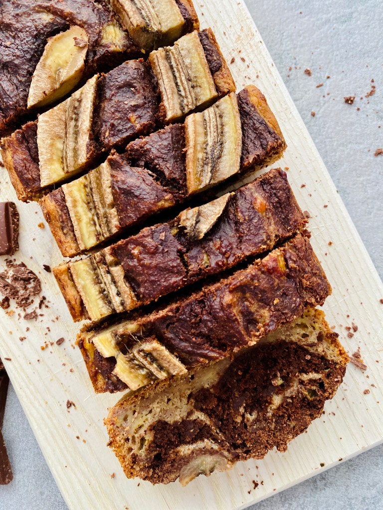 Vegan Chocolate Banana Bread