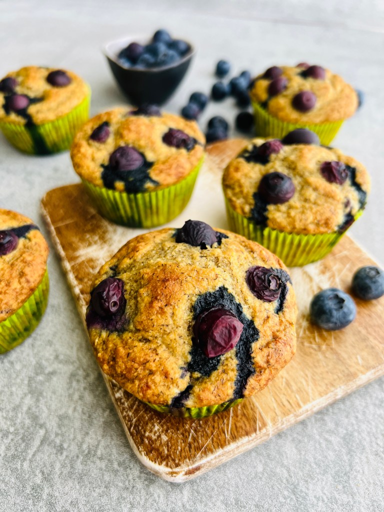 Healthy Blueberry Muffins