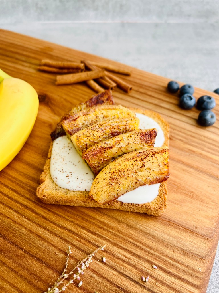 Baked Banana Breakfast Toast