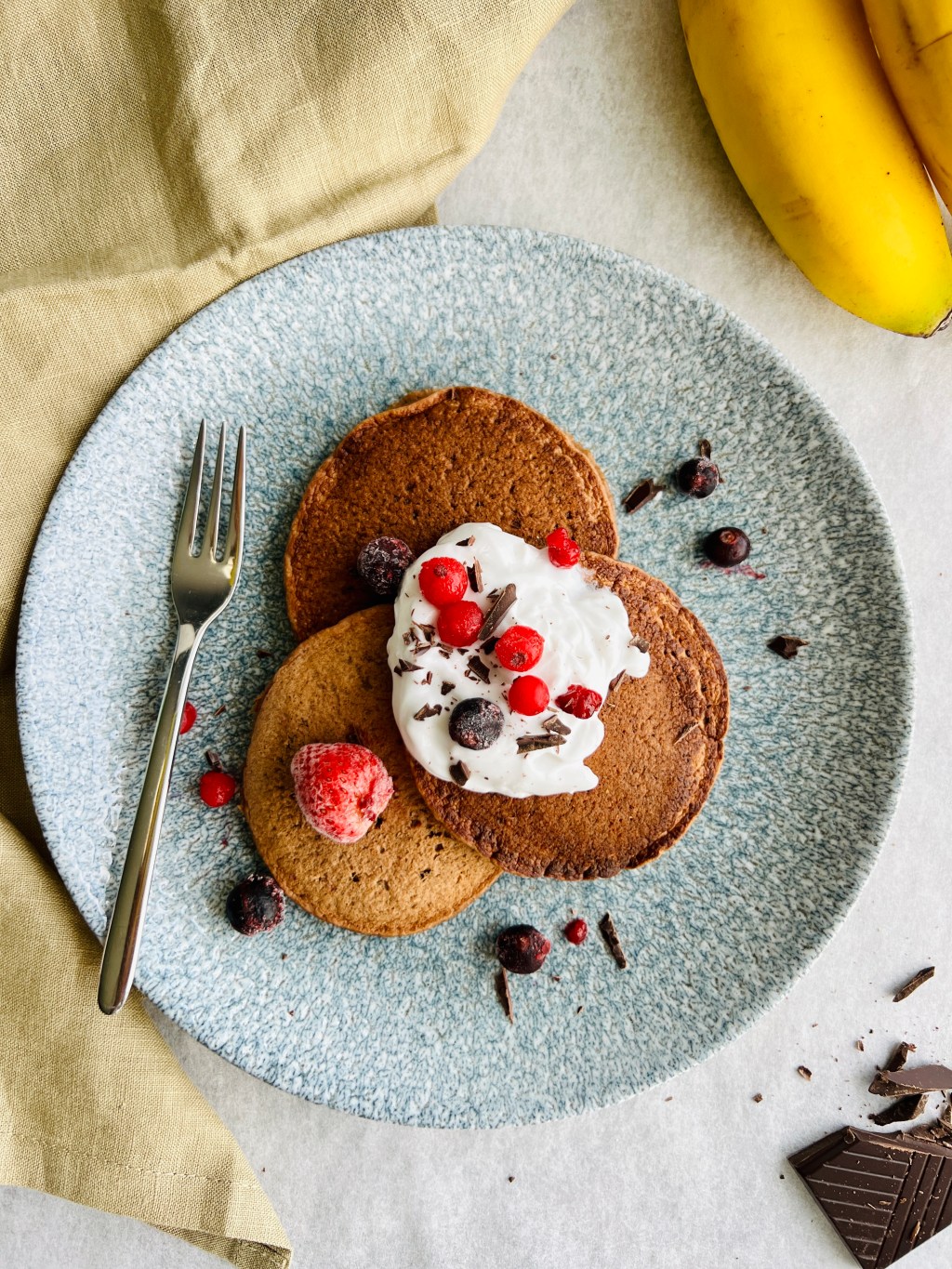 Easy Vegan Chocolate&nbsp;pancakes